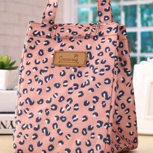 NWT - LEOPARD PRINT LUNCH BAG